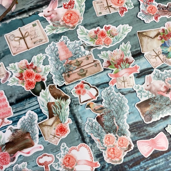 Spring Bridal, Invitations, Wedding Cake & more, 21 Stickers - Picture 4 of 16